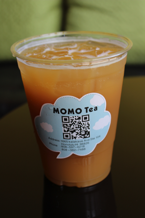 Mango Peach Black Tea　$3.25〜