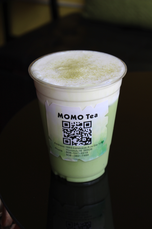 Honeydew Milk tea with Cheese