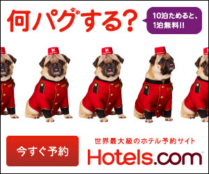 何パグする？hotels.com